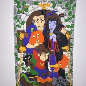 VIP Cranston Print Works Door Decoration Haunted House Halloween Glow‎ In Dark